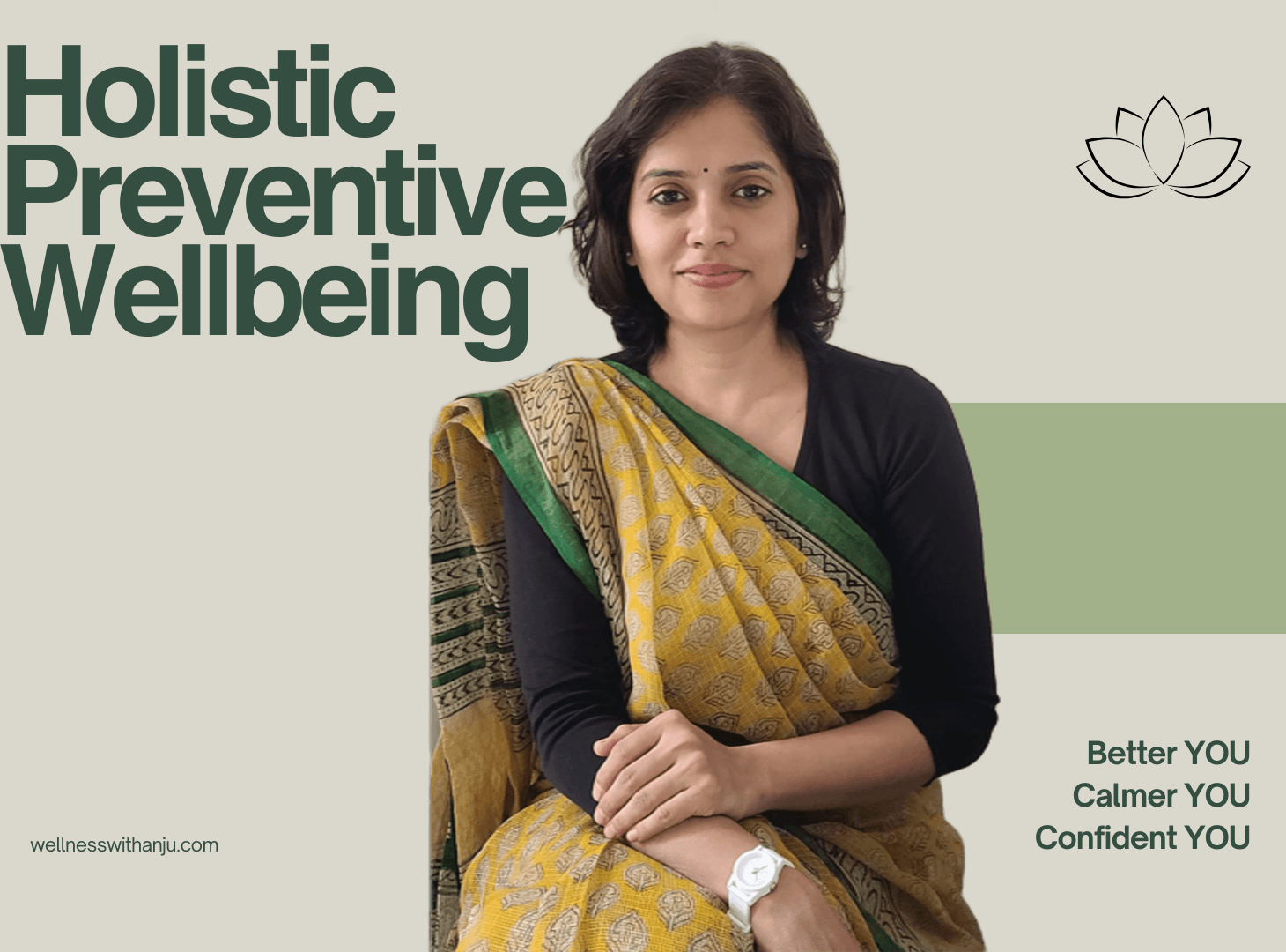 Calm Dr Anju on consultation.
